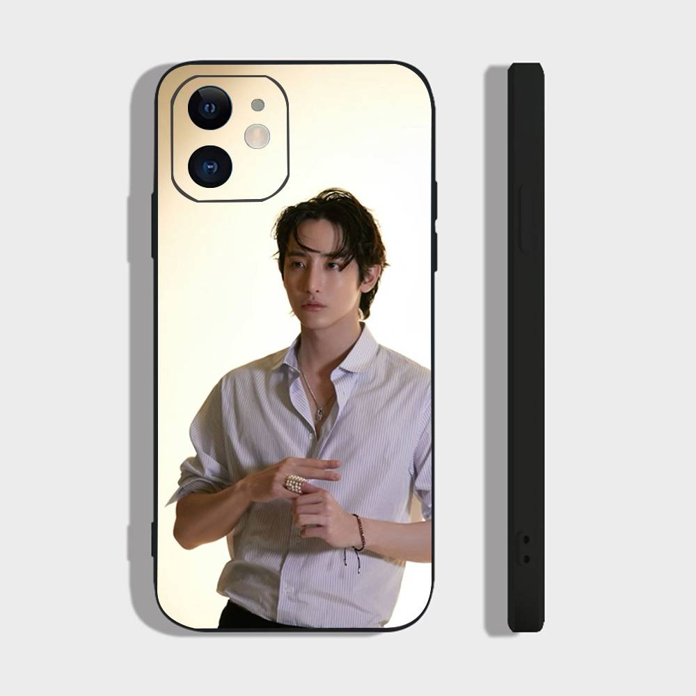 Чехол для телефона корейской знаменитости Ли Су Хёка для IPhone 17 Air 16 15 14 13 Pro Max 11 12 Черный силиконовый чехол