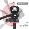 Andoer Compact Video Fluid Head Pan Tilt Tripod Head Panorama Ballhead Tripod Mount Aluminum Alloy