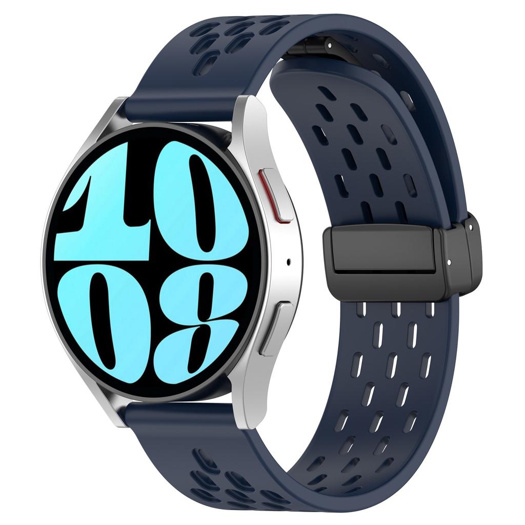 22 мм 20 мм Ремешок для Samsung Galaxy watch 7/6/5 Pro/4 classic/active Магнитный силиконовый браслет correa HUAWEI GT 3 4 5 6 Pro Ремешок
