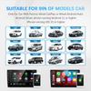 Проводной беспроводной Carplay и Android Auto AI Box 2 в 1 Мини-адаптер Plug And Play Dongle Быстрое подключение Совместимо с 99% автомобилей