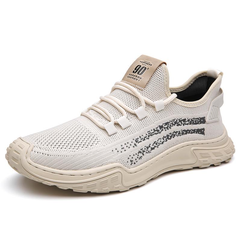 Кроссовки мужские летние новые сетчатые мужские туфли с дышащим верхом, мужские повседневные сетчатые туфли, кроссовки мужские