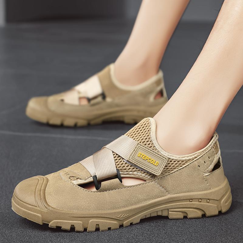 Дропшиппинг Новые сандалии Мужские Дышащие Повседневные Уличные Сандалии Мужские Летние Новые Римские Кроссовки Сандалии Мужские Повседневные Пляжные Туфли Мужские