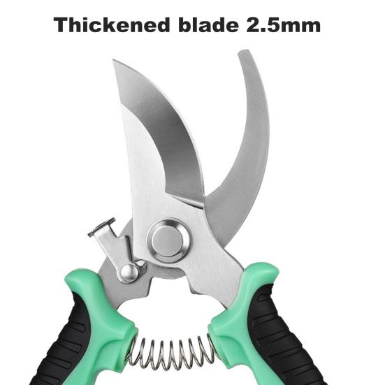 Садовые секаторы из нержавеющей стали Садовые ножницы Ножницы для обрезки веток деревьев Острые ножницы для обрезки стеблей цветочной изгороди