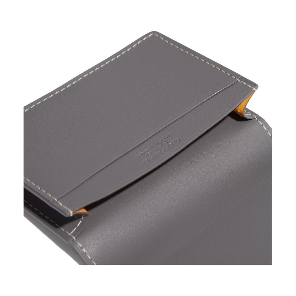 Goyard Malherbes Y Monogram Canvas And Leather Card Holder Unisex Accessories Gray MALESHPMLTY-51CL51P