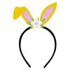 Повязка на голову с пасхальным кроликом, яркая цветная недеформирующаяся эластичная повязка на голову для весеннего праздника, аксессуары для волос