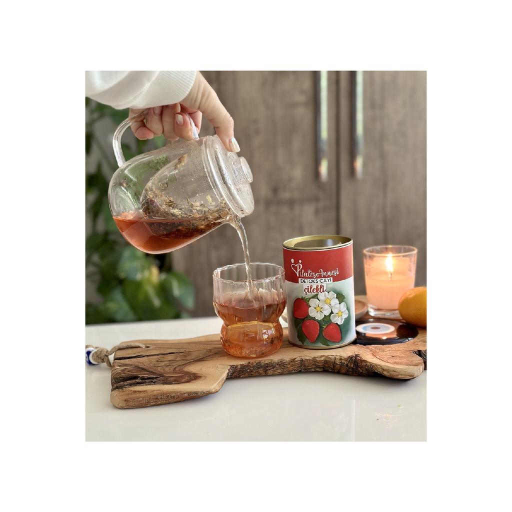 Набор 2 в 1, клубничный и пробиотический апельсиновый детокс-чай