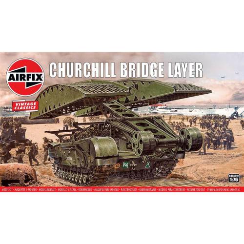 Airfix 1/76 Британский танк-мостоукладчик Черчилль Пластиковая модель X-4301V