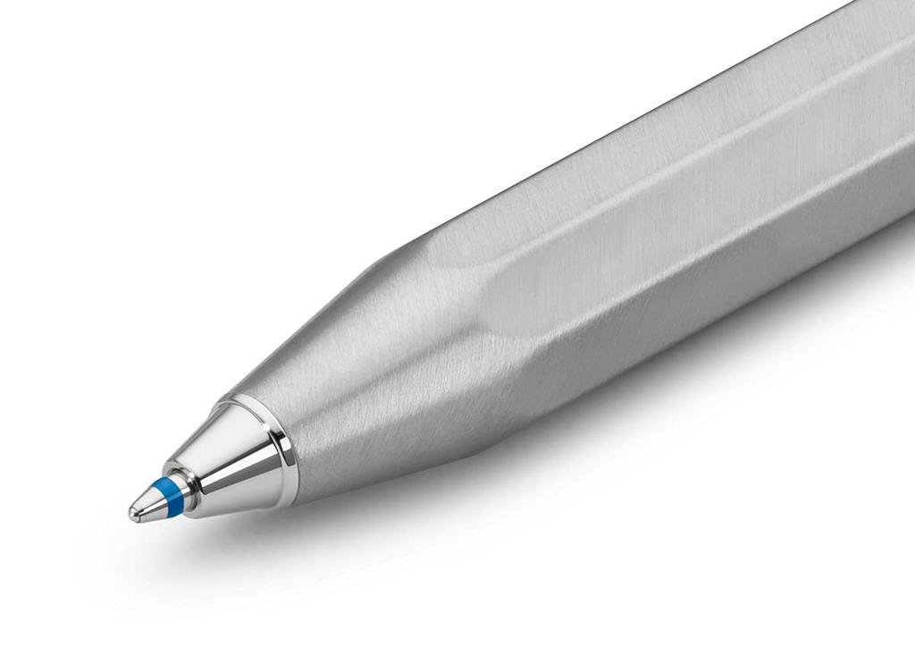 Kaweco Ballpoint Steel Officially Imported Pen, Oil-Based, Sport, SLBP-ST,