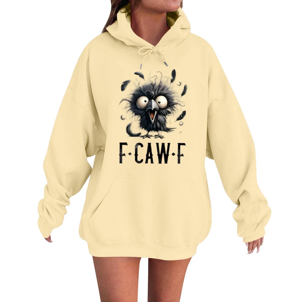 Women's Fashion Casual Long Sleeve Loose Printed Sweatshirt
