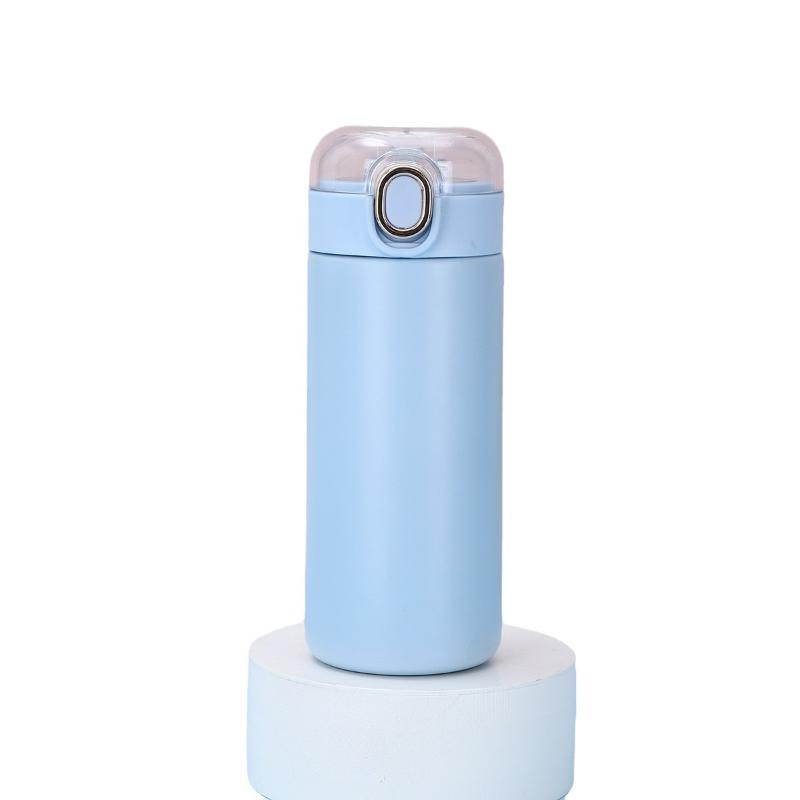 Creative Mini Pea Cup Stainless Steel Bouncing Cover Vacuum Flask Thermos Cup Coffee Tea Milk Thermo Bottle