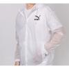 Puma Ветрозащитная куртка с капюшоном на молнии с защитой от солнца, мужская верхняя одежда, белая 599904-02