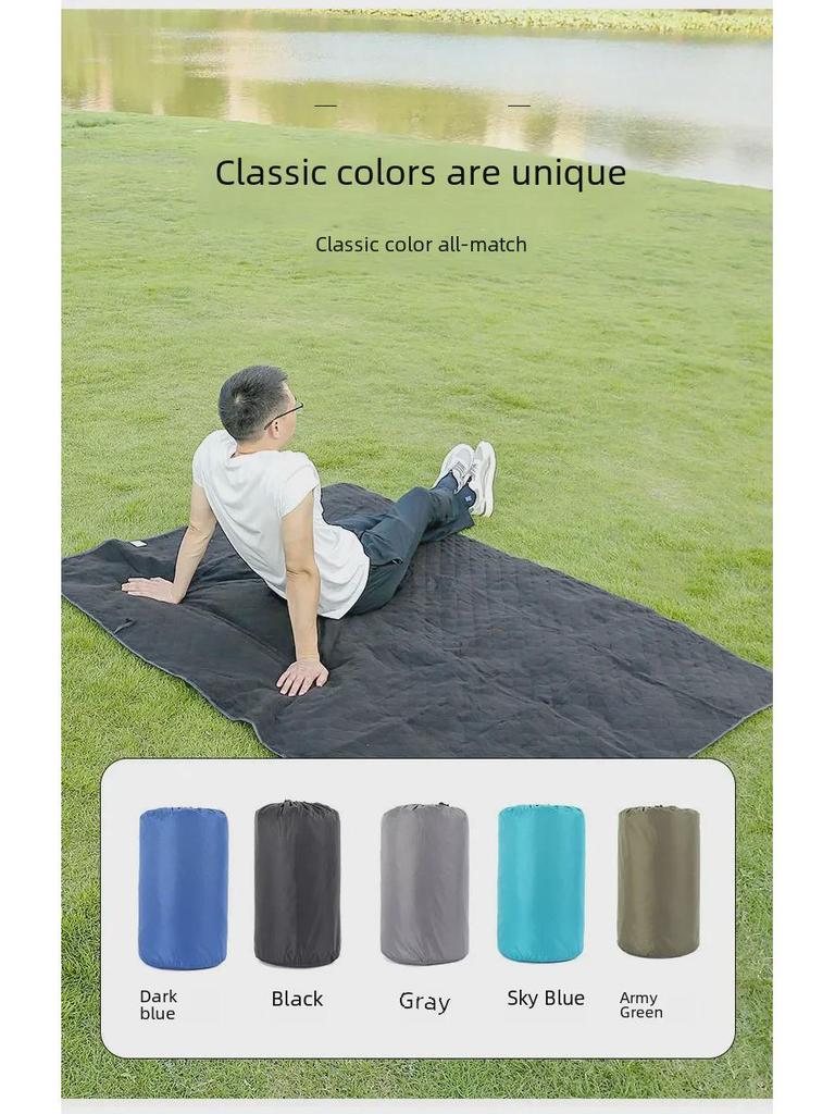 Водонепроницаемое флисовое одеяло для кемпинга: Ветрозащитный, толстый, переносной коврик для пикника и сна
