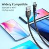 Micro Usb Cable L-shape [Set of 2] Double-sided Insert Micro USB Cable QC3.0/2.0 Compatible Up To 18W Fast Charging USB2.0 High Speed Data Transfer