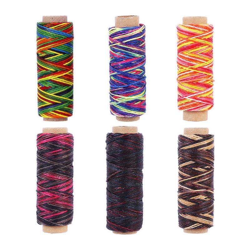 150D нитки для шитья кожи вощеные нитки для шитья кожи переплетные работы своими руками X3UC