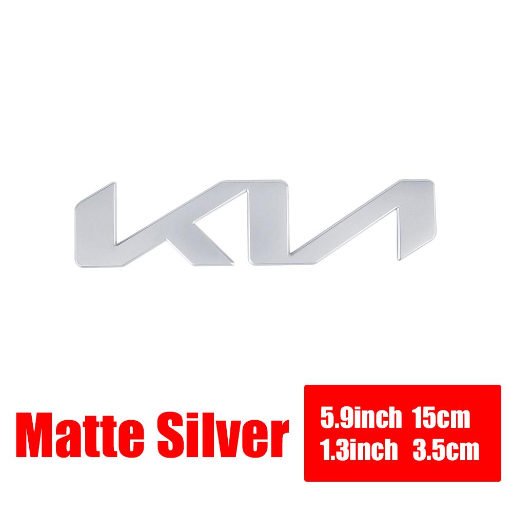 AABJA1 Car Front Hood Emblem Rear Trunk Badge Sticker Auto Accessories For Kia Sorento Sportage Forte Picanto Ceed Soluto KN Stinger