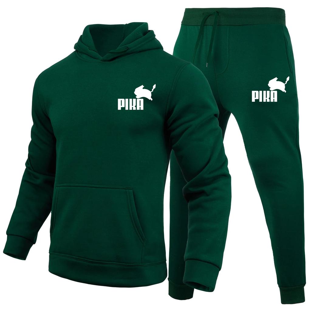 Комплект с капюшоном Пика, женские толстовки, костюмы для уличного фитнеса, бега, модный спортивный костюм, весенне-осенний стиль, толстовка с капюшоном