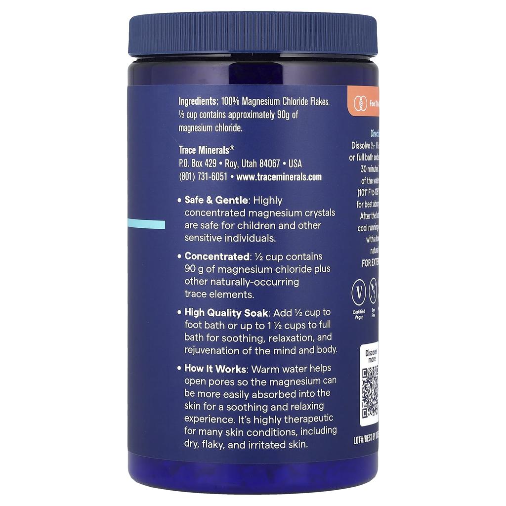 Trace, Pure Magnesium Flakes, 25.4 Oz (720 G)