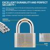 ZARKER Stainless Steel Rustproof Padlock Ideal for Container and Exterior Vehicles in Bad Weather J55, Warehouses, Warehouses,