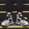 New Fashion Men's Four Seasons Comfortable Trending Soft Sole Graffiti Shoes Students Boys Male Breathable Casual Running Sneakers Size38-48