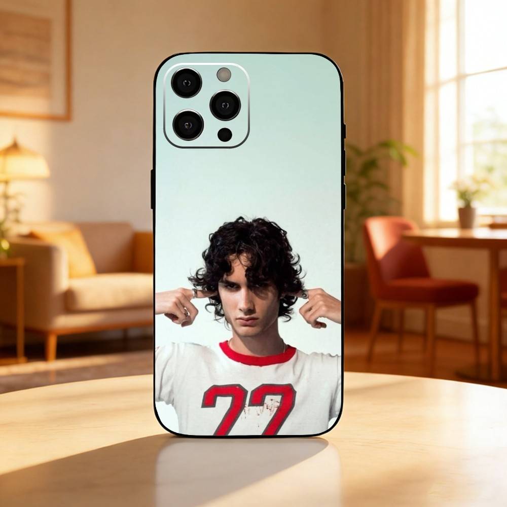 Sombr Back to friends Чехол для телефона Для iPhone17,16,15,14,13,12 Plus,Max Мягкий силиконовый Черный чехол