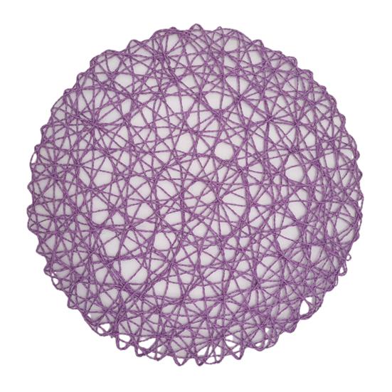 Table Mat Environmentally Friendly for Home Round Non-Slip Heat Insulation Round Coaster Stylish Anti-slip Tight Woven CLE