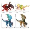 Authentic Pvc Static Model Impressive Mythical Lava Dragon And Battle Dragon Display