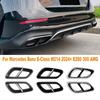 1 Pair Rear Exhaust Muffler Tail Pipe Cover Trim for Mercedes Benz E-Class W214 AMG Sedan 2024-2025 E260 300 AMG