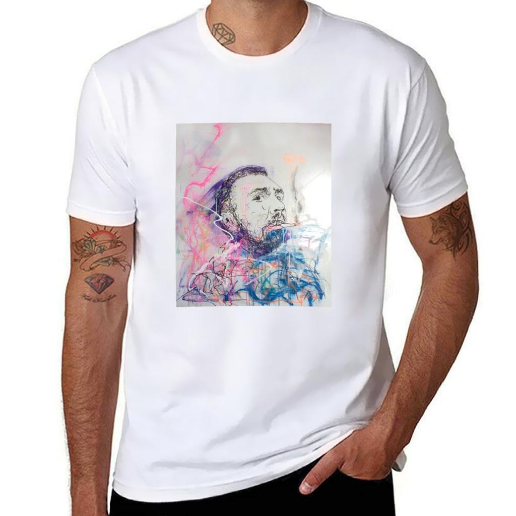 Shnur Sergey Shnurov Leningrad Band Original Painting Tshirt Big And Tall Loose Fit Tshirt