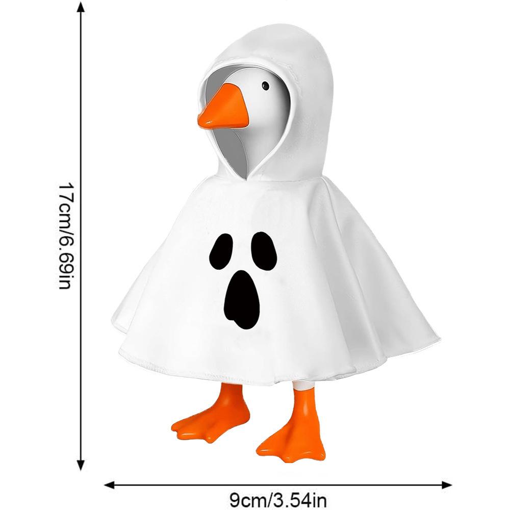 7-inch Desktop Goose Halloween Costume Mini Accessory, White