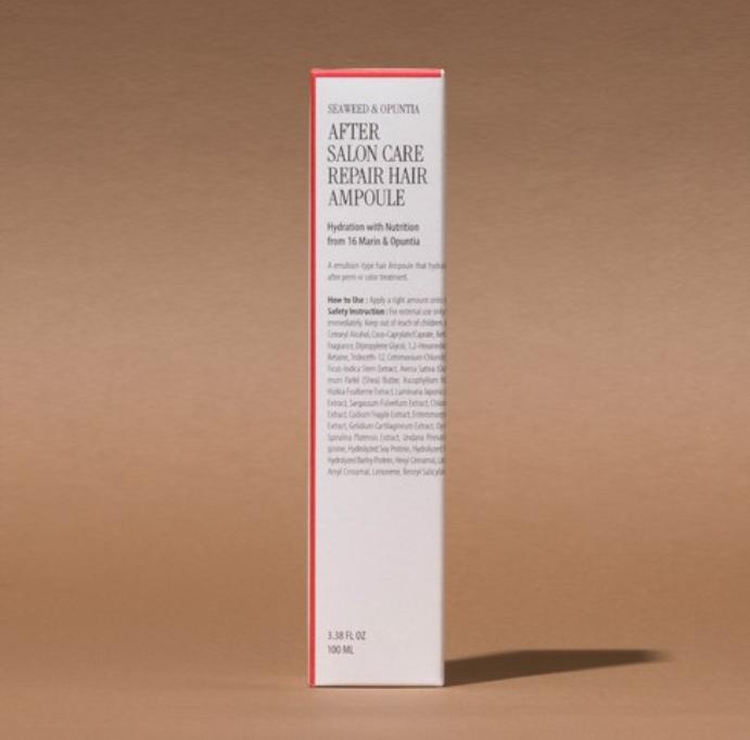 CURLYSHYLL Ампула для восстановления волос After Salon Care 100 мл - Интенсивное протеиновое лечение