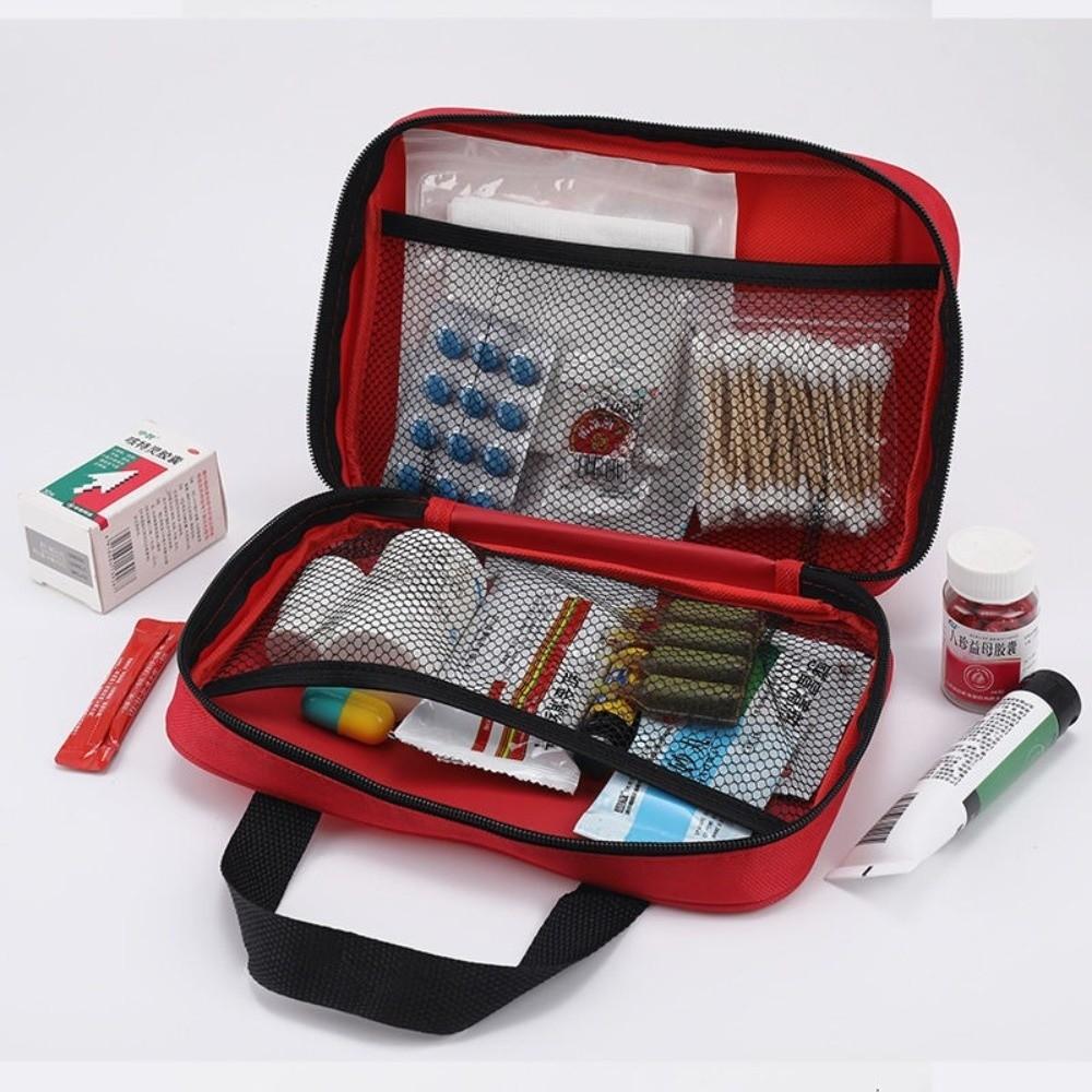 Zipper Medicine Storage Bag Large Capacity First Aid Bag Portable Medical Bag Outdoor