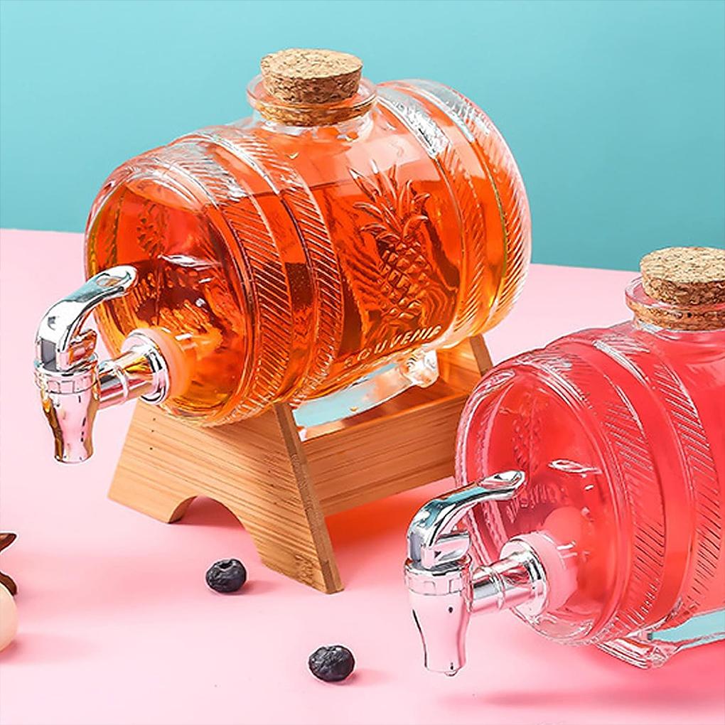 Стеклянный диспенсер для напитков для активного отдыха Прочный диспенсер для напитков Диспенсер для воды Кувшин для воды