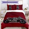 Mv Agusta Printed 3PCS Bedding Set Soft Breathable Duvet Cover Pillowcases Set Washable Bedroom Decor Home Gift