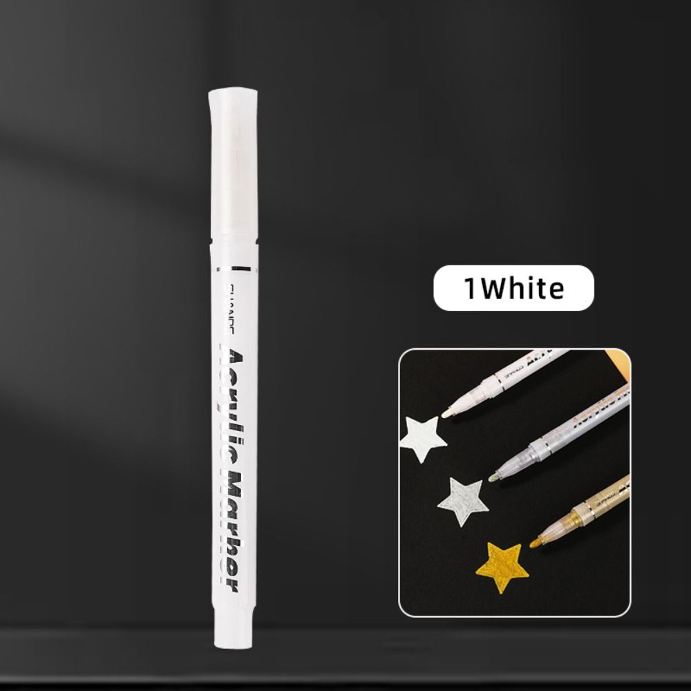 Archival Ink Art Marker Fine Line Pens White Painting Graffiti Pens High Gloss Pen Artists