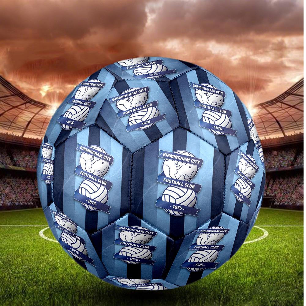 Birmingham City Size 5 Football High Elastic Soccer Ball For Outdoor Competition Daily Training Play