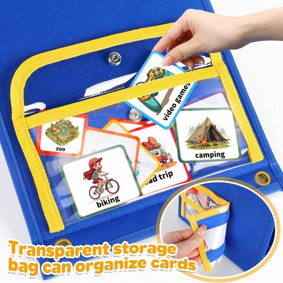 1 комплект, детское визуальное расписание, 2-в-1, инструмент для ежедневного рутинного обучения, складной детский визуальный график для домашней школы