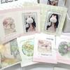 10Pcs Spring Field Folding Card Back Kpop Star 3 Inch Photo Card DIY Packing Material Kawaii Card Message Fixed Board