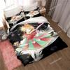 Набор постельного белья Cardcaptor Sakura Односпальный Полуторный Двуспальный Евро-размер Кинг-сайз Набор для спальни Взрослых Детей Пододеяльник Комплекты Простыня Комплект