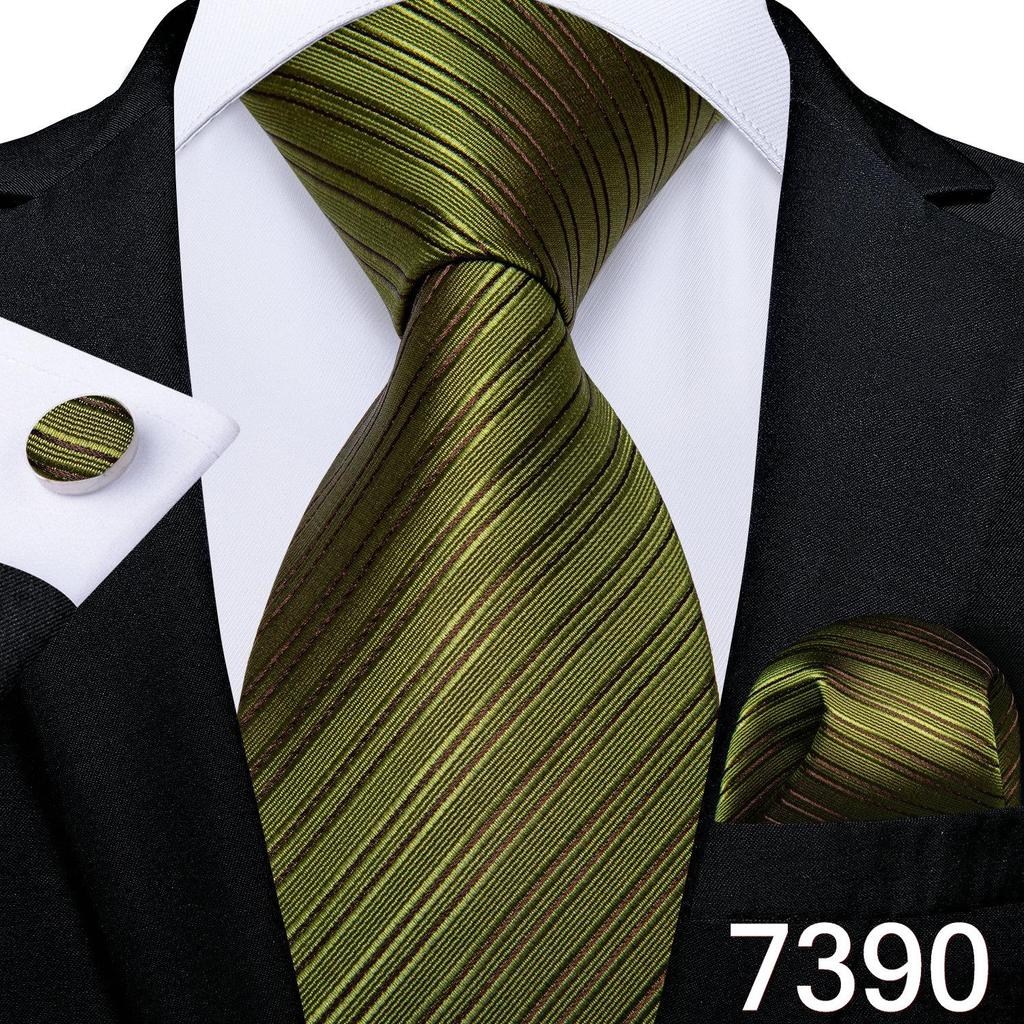 Dibangu Мужской галстук, карманный квадратный набор запонок для свадебной деловой вечеринки