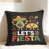 Let'S Shirt Party Fiesta Pillowcases Kawaii Pillow Case For Living Room Chair Graphic Pillow Cover