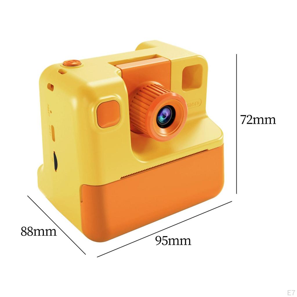 Детская камера Мгновенная печать Цифровая детская игрушка Развивающие игрушки Ударопрочные Практичные Прочные