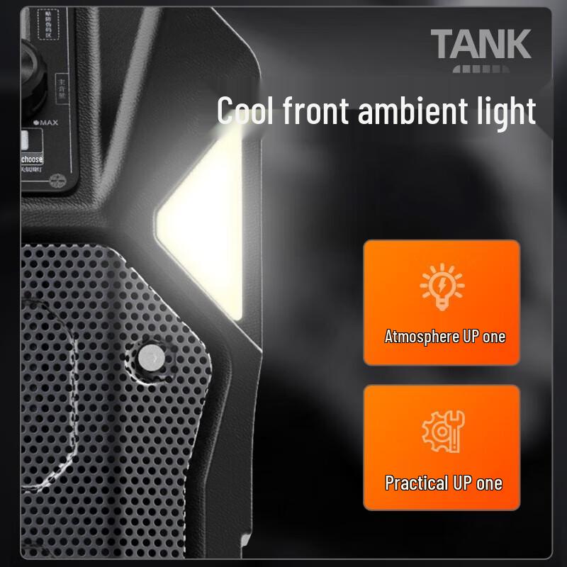 Sansui D12 Outdoor Karaoke Speaker with Wireless Mic