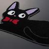 Senko Black Cat Jiji Kikis Delivery Service Approximately 5070 cm Interior Mat Kutsurogi Rug