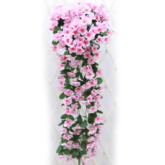 220 шт./1 букет, искусственный фиолетовый цветок с пятью лепестками, подвесное растение