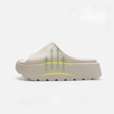 Модные женские тапочки на платформе, нескользящие тапочки из ЭВА, удобные сандалии для женщин 2024, женские сандалии с мягкой подошвой для ванной