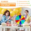 Prize Wheel DIY Interactive Spin Wheel with Board Eraser and Pen Erasable Tabletop Roulette Spinner for Home Show Carnival Party
