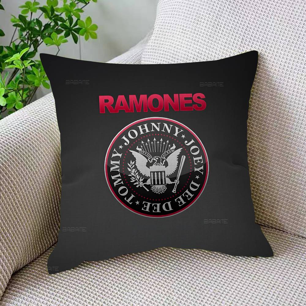 Rock Band RRamones Pillow Gift Home Office Decoration Pillow Bedroom Sofa Car Cushion CoverPillow Case
