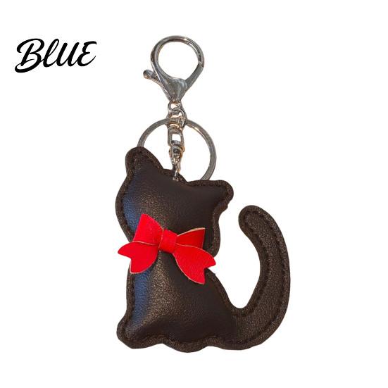 Подвеска-брелок для сумки, имитация кожи, форма игрушечного кота