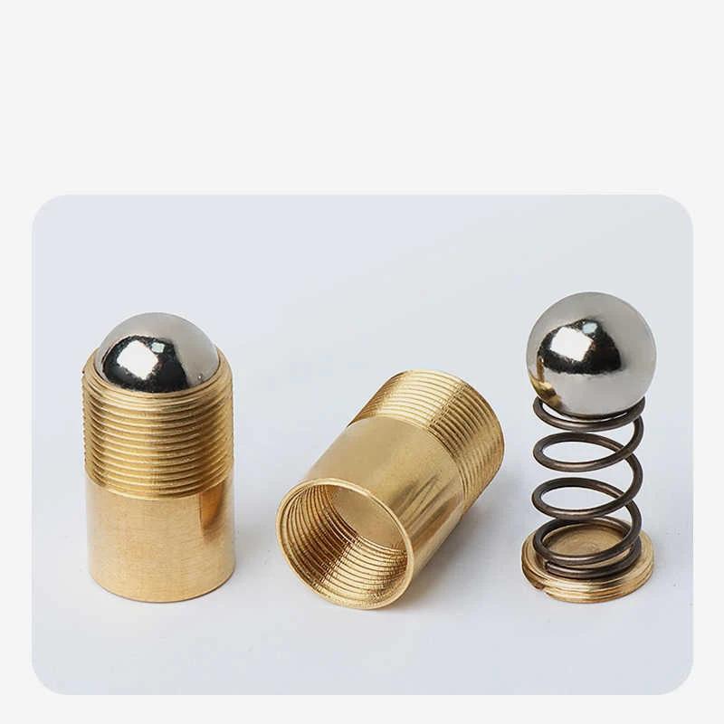 1Pcs Adjustable Door Top Bead Furniture Door Latch Spring Invisible Wooden Cabinet Door Beads Lock Closet Ball Catch Latch