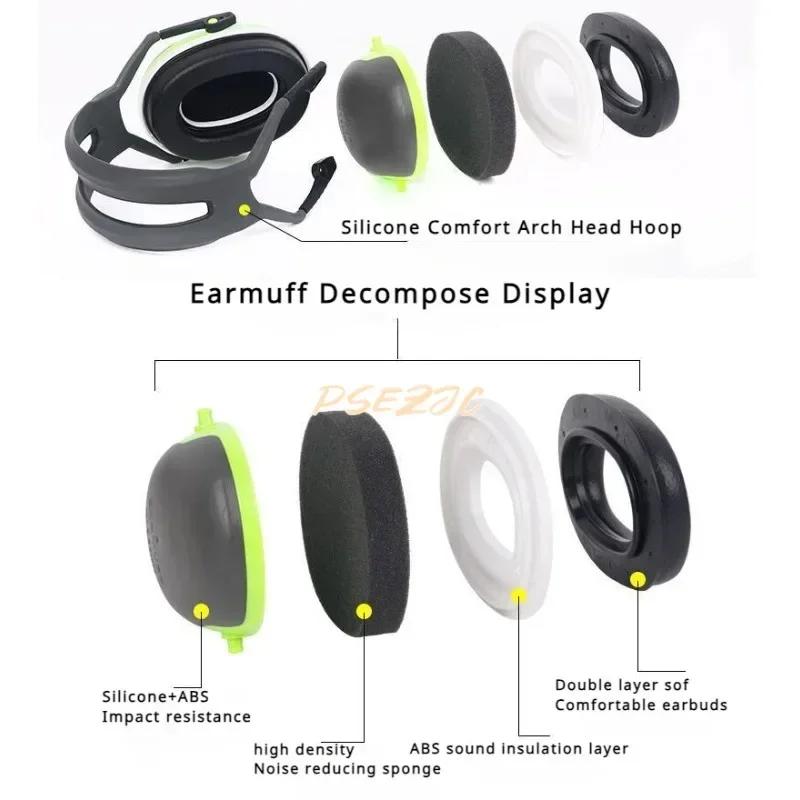 Household Sleeping Learning Sound Insulation Noise Reduction Earmuffs Industrial Machinery Protective Earmuffs